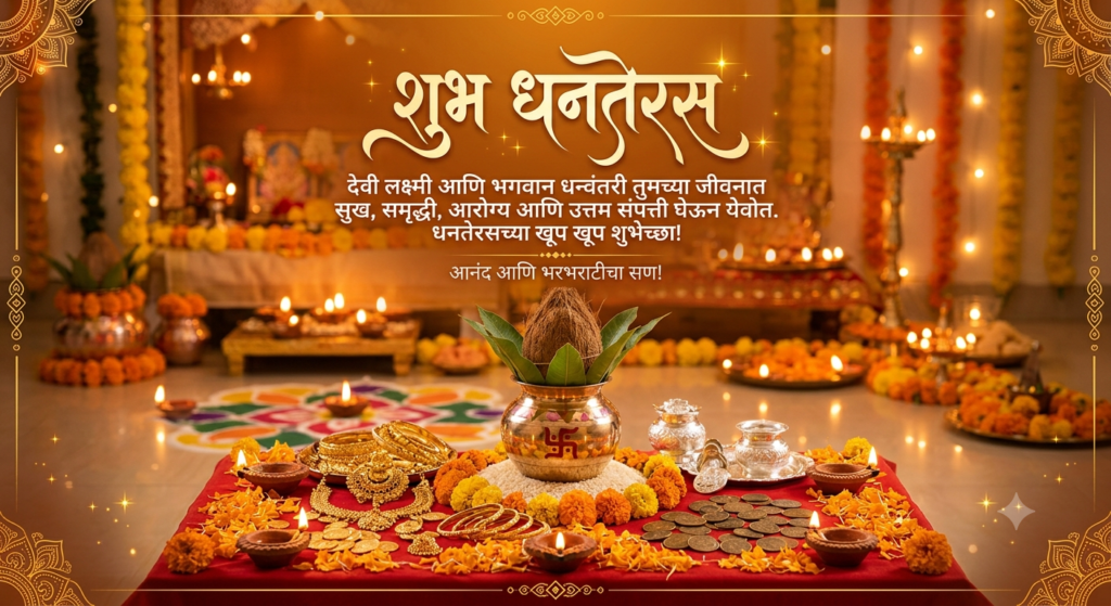 dhanteras wishes in marathi