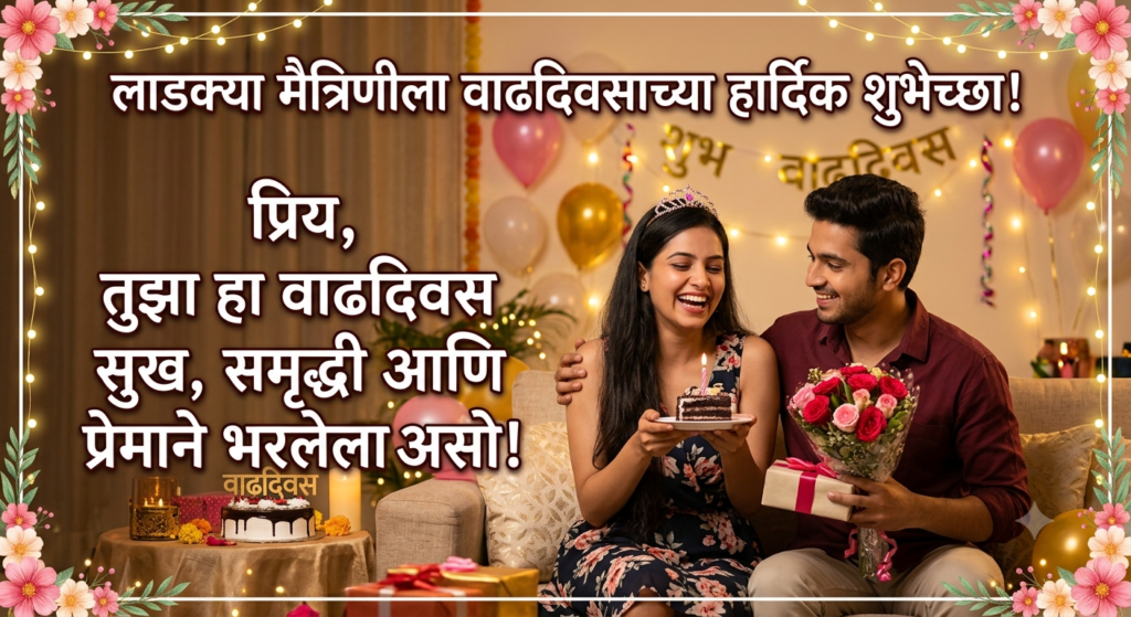 130+ girlfriend birthday wishes in marathi – प्रेमळ, रोमँटिक आणि खास शुभेच्छा 2026 girlfriend birthday wishes in marathi