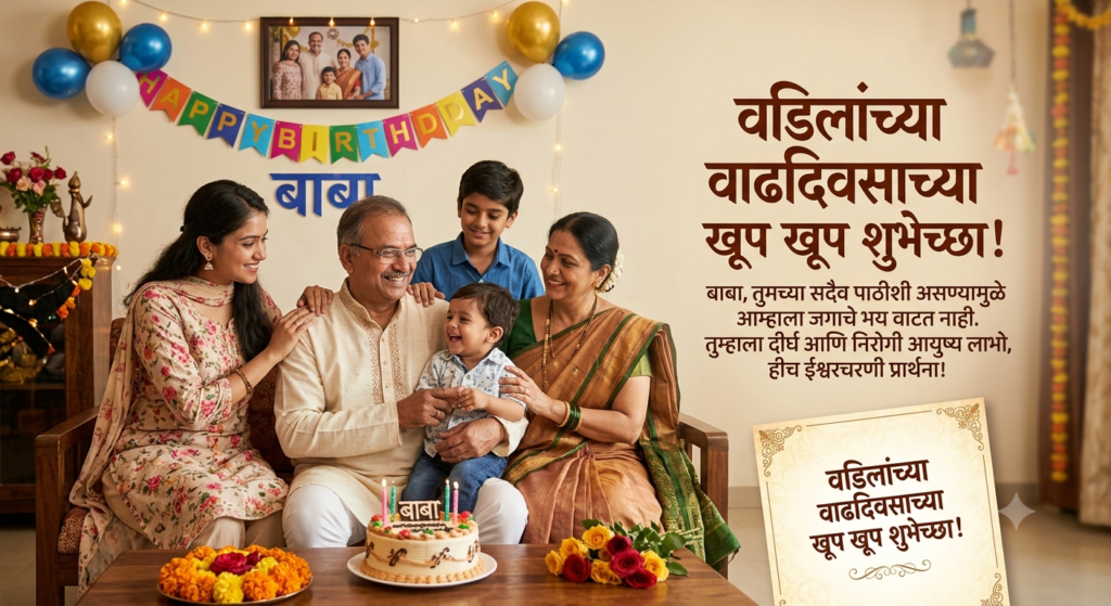 130+ father birthday wishes in marathi – Ultimate, अप्रतिम आणि मनाला भिडणाऱ्या शुभेच्छा 2026 father birthday wishes in marathi