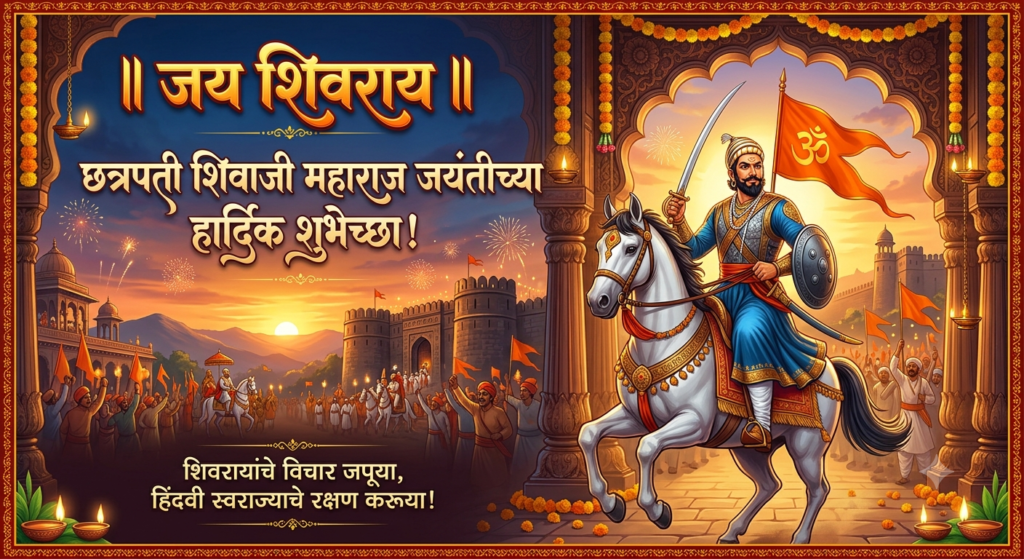 shiv jayanti wishes in marathi