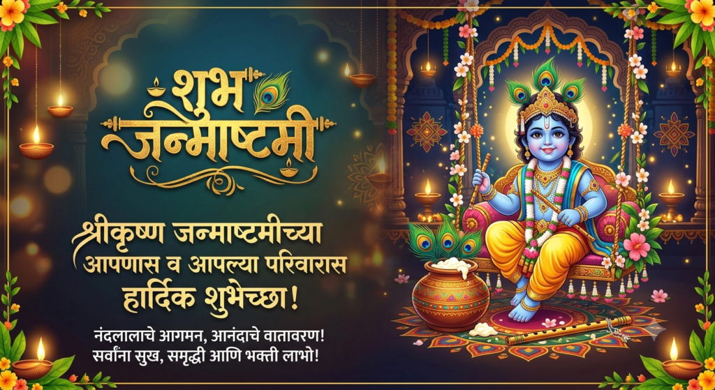 janmashtami wishes in marathi