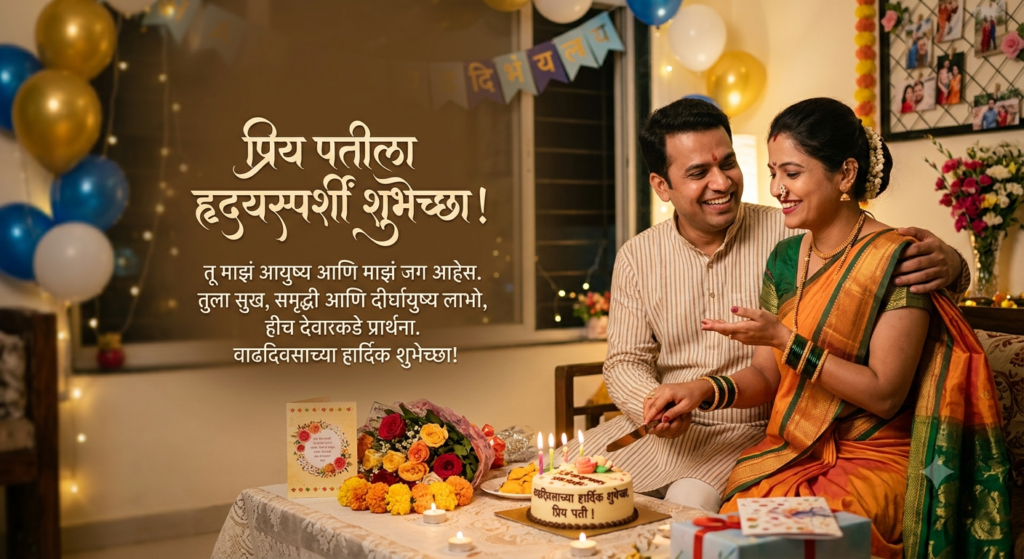 130+ heart touching birthday wishes for husband in marathi – प्रेमळ आणि मनाला स्पर्श करणाऱ्या शुभेच्छा 2026 heart touching birthday wishes for husband in marathi