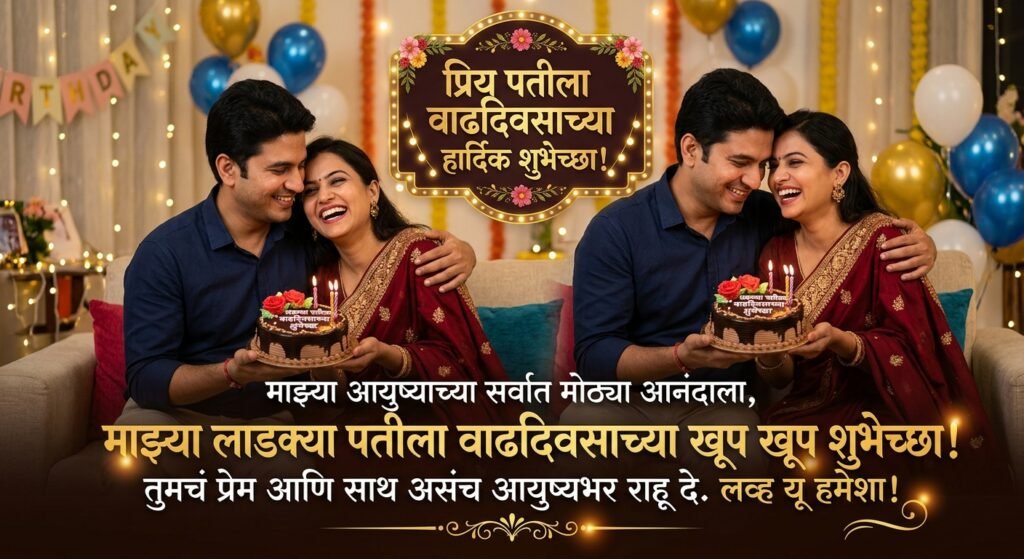 130+ romantic birthday wishes for husband in marathi – Ultimate प्रेमळ शुभेच्छा 2026 romantic birthday wishes for husband in marathi