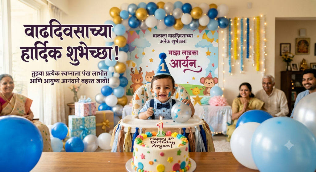 130+ baby boy birthday wishes in marathi – Ultimate सुंदर, गोड आणि खास शुभेच्छा 2026 baby boy birthday wishes in marathi