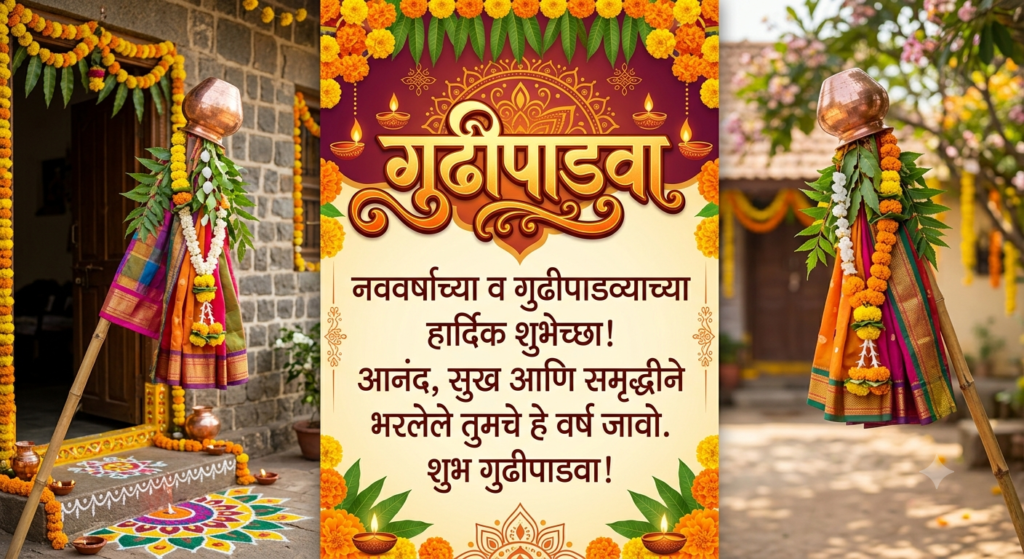 130+ gudi padwa wishes in marathi text message – Ultimate & Heartfelt Wishes 2026 gudi padwa wishes in marathi text message