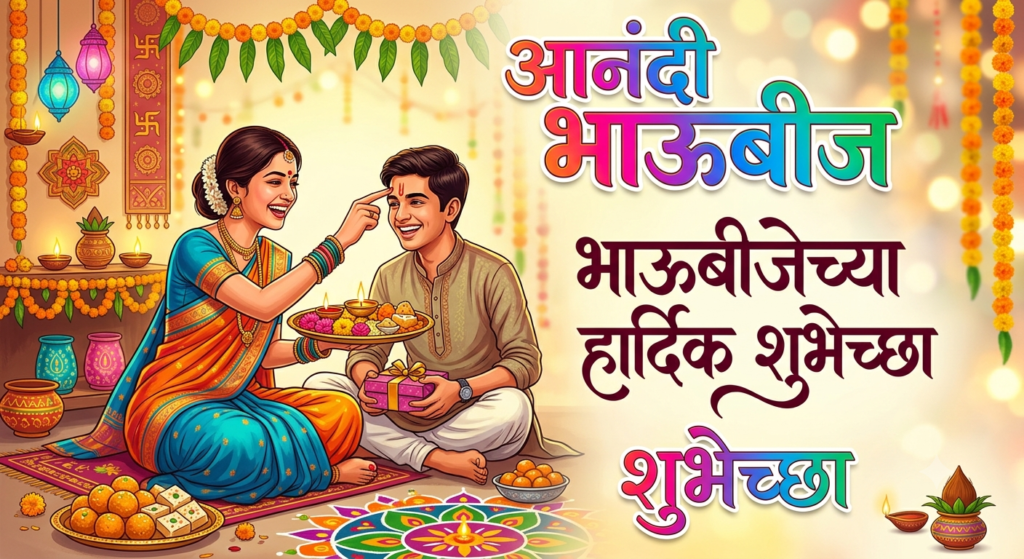 130+ happy bhaubeej wishes in marathi – सुंदर भाऊबीज शुभेच्छा 2026 happy bhaubeej wishes in marathi