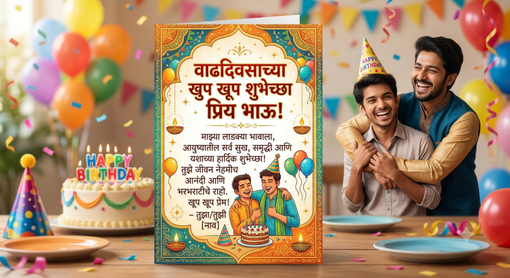 130+ happy birthday brother wishes in marathi – सुंदर आणि मनापासून शुभेच्छा 2026 happy birthday brother wishes in marathi