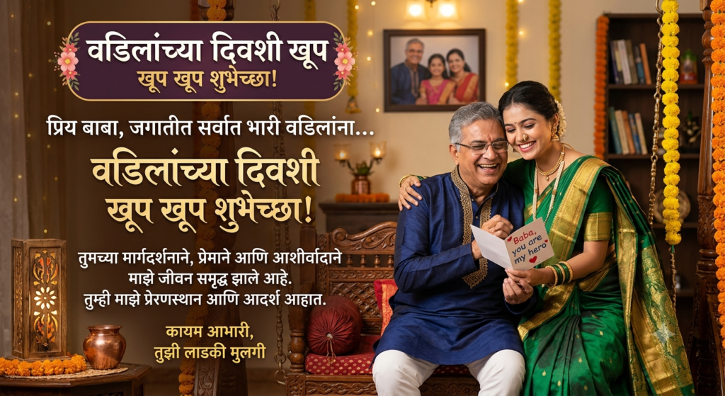 130+ father’s day wishes in marathi – Best प्रेमळ आणि हृदयस्पर्शी शुभेच्छा 2026 father's day wishes in marathi