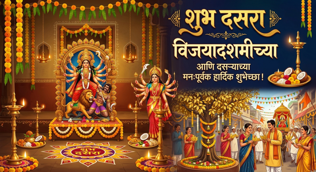 130+ dasara wishes in marathi images – Ultimate सुंदर, मंगलमय आणि खास शुभेच्छा 2026 dasara wishes in marathi images