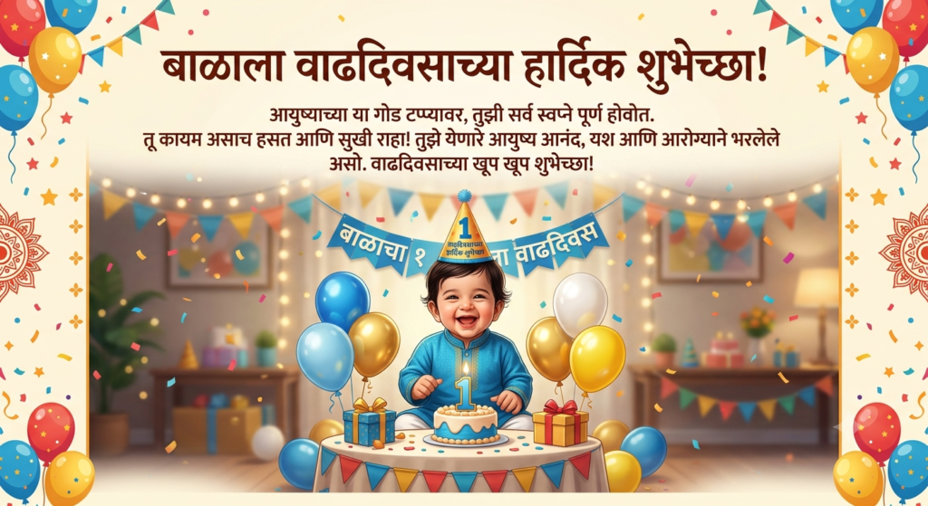 130+ baby birthday wishes in marathi – Best Messages & Quotes for 2026 baby birthday wishes in marathi