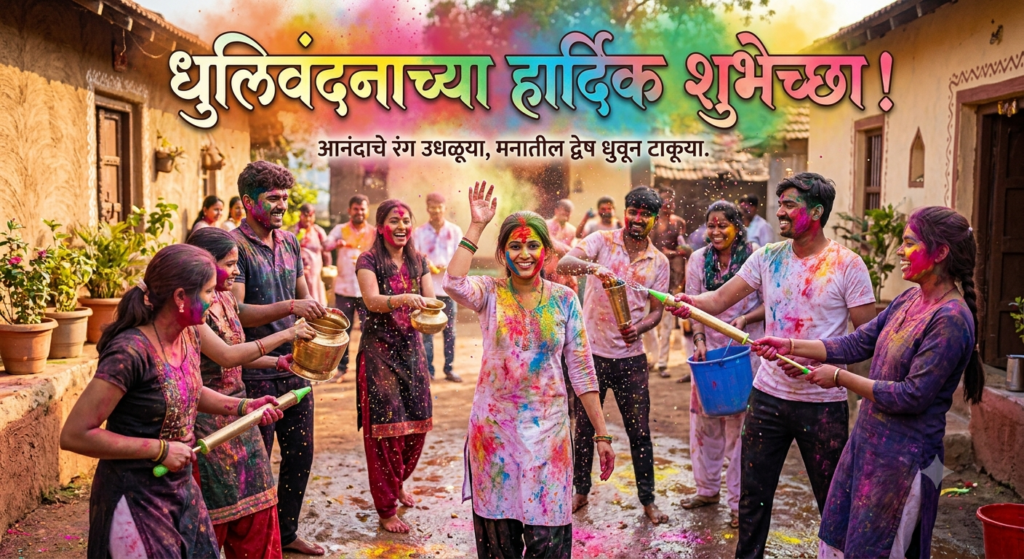 dhulivandan wishes in marathi