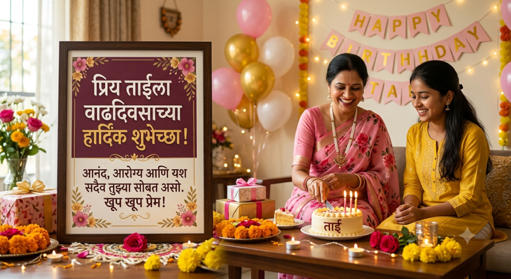 130+ birthday wishes for sister in marathi – Ultimate, प्रेमळ आणि खास शुभेच्छा 2026 birthday wishes for sister in marathi